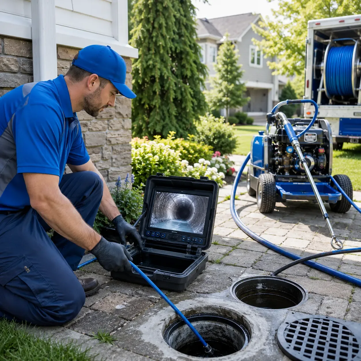 Outdoor drain cleaning professionals serving Holmen, WI