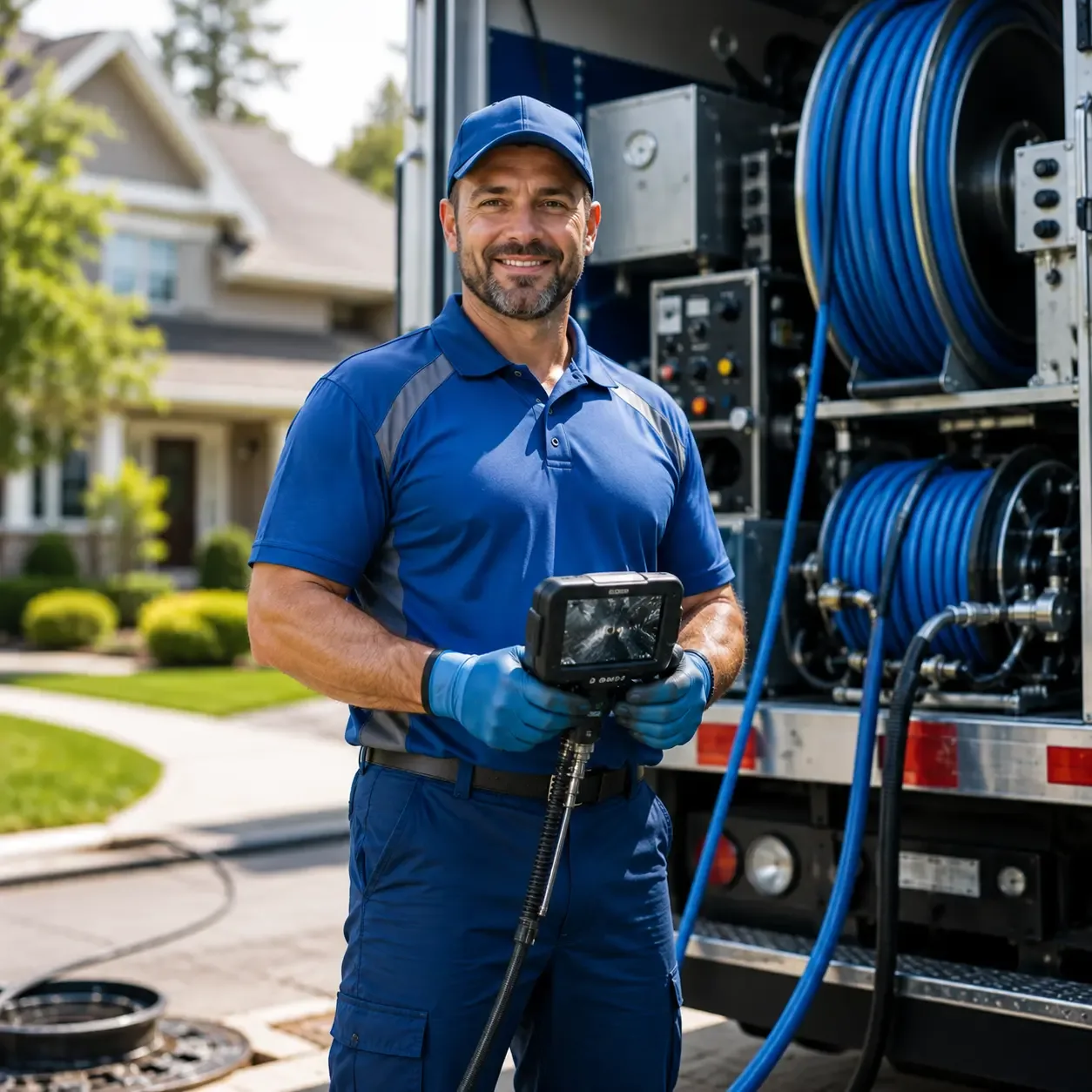 Local outdoor drain cleaning specialists in Holmen, WI